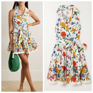 Cara Cara White Floral Mini Dress